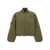 Ganni Ganni Nylon Bomber Jacket GREEN