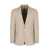 Fendi Fendi Single-Breasted Two-Button Blazer Beige