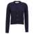 AMI Paris AMI Paris Ami De Coeur Cashmere Cardigan BLUE