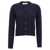 AMI Paris AMI Paris 'Adc' Cardigan BLUE