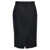 Fendi Fendi Pinstriped Wool Skirt GRAY