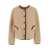 BLAZÉ MILANO Blazé Milano 'Tatoosh Gliss Bolero' Reversible Sheepskin Jacket MULTICOLOR