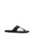 Tom Ford Tom Ford Logo Thong Sandals Black