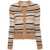 Ganni Ganni Wool Striped Cardigan Beige