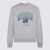 MAISON KITSUNÉ Maison Kitsuné Light Grey Cotton Campus Fox Sweatshirt GREY