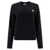 MAISON KITSUNÉ Maison Kitsuné "Fox Head" Sweatshirt Black