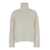 Fabiana Filippi White High Neck Sweater In Silk And Wool Woman WHITE