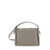 Brunello Cucinelli Grey Small Crossbody Bag With Monile Detail In Soft Leather Woman GREY