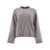 Brunello Cucinelli Brunello Cucinelli Mohair, Wool, Cashmere And Silk Sweater With Monili GREY