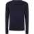 MD75 Md75 Round Neck Merino Sweater Clothing BLUE