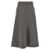 Brunello Cucinelli Brunello Cucinelli Virgin Wool Flute Skirt GREY