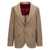 Brunello Cucinelli Brunello Cucinelli Single-Breasted Yack Blazer BROWN