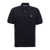 Brunello Cucinelli Brunello Cucinelli Logo Print Polo Shirt BLUE