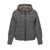 Brunello Cucinelli Brunello Cucinelli Hooded Down Jacket With 'Solomeo' Inserts GRAY