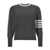 Thom Browne Thom Browne 'Placed Baby Cable' Sweater GRAY