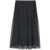 Brunello Cucinelli Brunello Cucinelli Silk Organza Midi Skirt Black