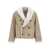 Brunello Cucinelli Brunello Cucinelli Leather Sheepskin Jacket Beige