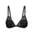 Dolce & Gabbana Black Bra With Emboidery In Techno Fabric Woman Black