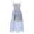 Self-Portrait Self-Portrait 'Blue Organza Lace Midi' Dress BLUE