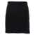 Self-Portrait Self-Portrait 'Black Jewel Button Knit Mini' Skirt  Black