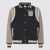 RHUDE Rhude Black And Khaki Cotton Washed Bomber Jacket Black