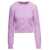 Maison Margiela Angora  Cardigan Purple