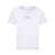 Maison Margiela Maison Margiela White Cotton Logo T-Shirt WHITE/BLACK EMBROIDERY