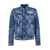 DSQUARED2 'Dan' Blue Jacket With Classic Collar In Denim Man BLUE