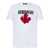 DSQUARED2 Dsquared2 Ghost Maple Leaf T-Shirt WHITE