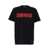 DSQUARED2 Black Crewneck T-Shirt Witrh Screaming Maple In Cotton Man Black