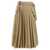 Sacai Sacai Long Pleated Skirt Beige