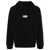 MM6 Maison Margiela Mm6 Maison Margiela Logo Cotton Hoodie Black