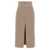 THE ANDAMANE The Andamane 'Stephanie' Midi Skirt Beige