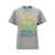 Ganni Ganni Holiday Print Organic Cotton T-Shirt GREY