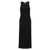 Ganni Ganni Logo Ribbed Dress Black