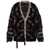 ETRO Etro Worn-Effect Wool Cardigan MULTICOLOUR