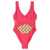 MARINE SERRE Marine Serre 'All Over Moon' One-Piece Swimsuit Purple