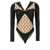 MARINE SERRE Marine Serre 'All Over Moon' Bodysuit Black