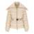 Elisabetta Franchi ELISABETTA FRANCHI CREAM BELTED PADDED JACKET White