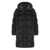 Elisabetta Franchi ELISABETTA FRANCHI BLACK SATIN HOODED PADDED COAT Black