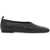 COURRÈGES Ist Leather Ballet Flats BLACK