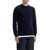 Lacoste Wool Crewneck Pullover BLUE NAVY