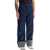 JACQUEMUS Baggy With Maxi Cuff Baggy Jeans With NAVY/NAVY STRIPE