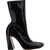 AMINA MUADDI Marine Ankle Boots LATEX BLACK