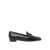 Stuart Weitzman Stuart Weitzman Signature Square Leather Loafers Black