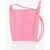 Jil Sander Leather Crossbody Bag With Knot Detail Pink