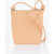 Jil Sander Leather Giro Crossbody Bag With Adjustable Shoulder Strap Pink