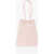 Jil Sander Leather Shopping Bag With Adjustable Handles Pink