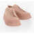 Jil Sander Lace-Up Canvas Sneakers With Chunky Sole Pink