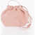 Jil Sander Leather Bucket Bag With Drawstring Pink